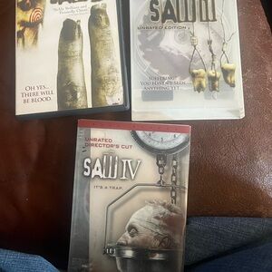 Saw 2, 3, and 4